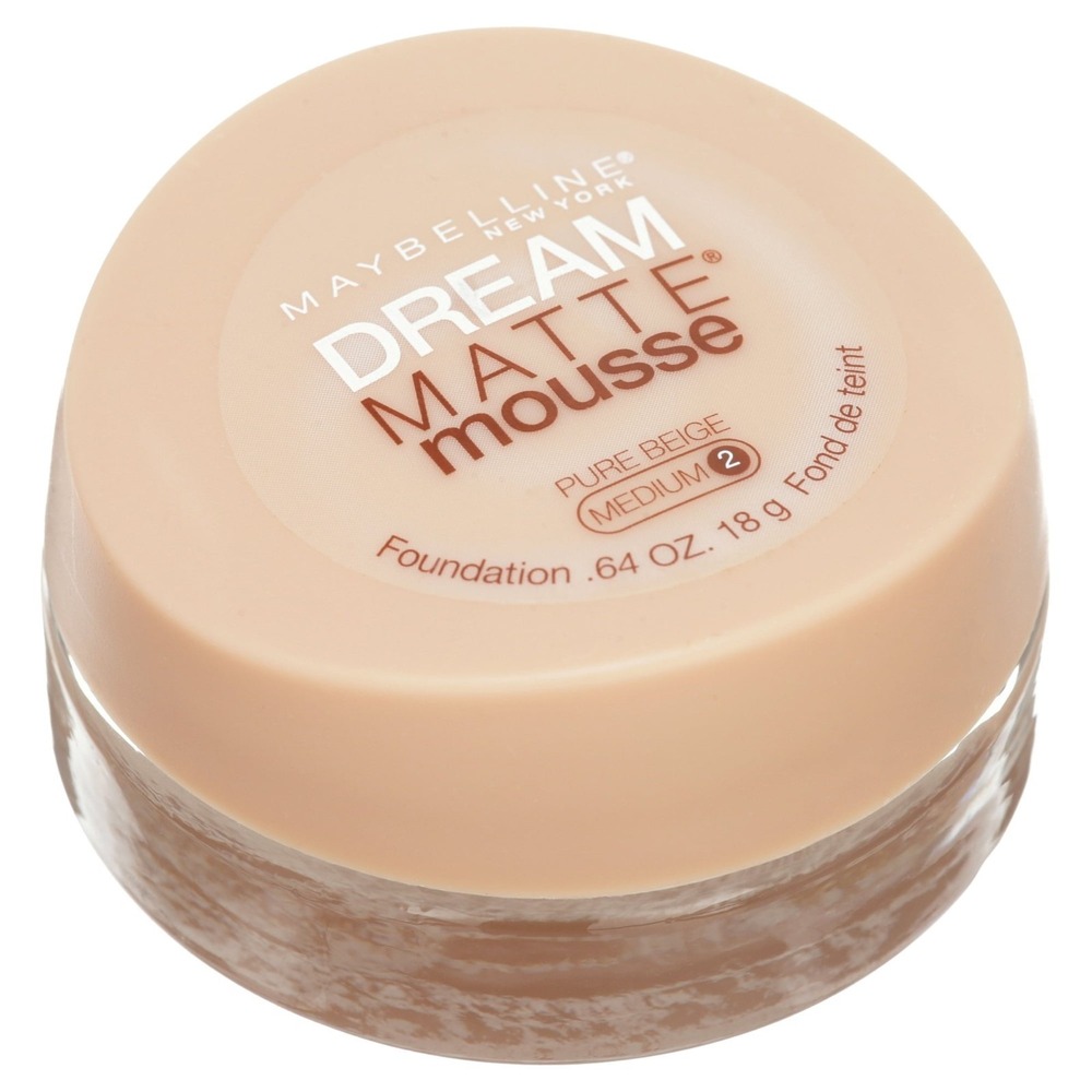 MAYBELLINE Dream Matte Mousse Foundation .64 oz Pure Beige 2 Medium - NEW SEALED